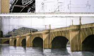 pont neuf  par Christo 1980