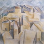 maison s sur la colline à Horta de Ebreo. 1909 été. Picasso